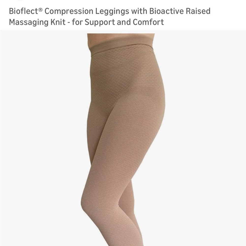 Tan Compression Leggings for Women